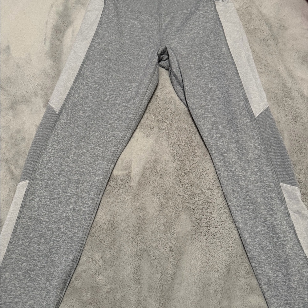 PINK Victoria's Secret Ribbed Gray Leggings